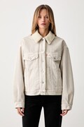 Levi's jeans jakna ženska denim 90S SHERPA bež A4435