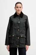 Barbour parka damska z bawełną BEADNELL zielona LWX1402