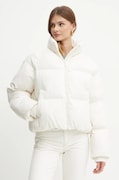 Куртка BOSS жіноча колір білий зимова oversize 50524026