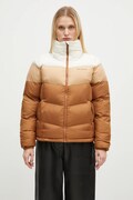 Columbia kurtka Puffect Colorblock damska kolor brązowy zimowa 2088481