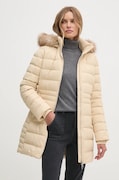 Pernata jakna Tommy Hilfiger za žene, boja: bež, za zimu, WW0WW42742