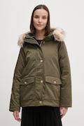 Куртка Tommy Hilfiger жіноча колір зелений зимова WW0WW42744