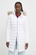 Tommy Jeans kurtka puchowa damska kolor biały zimowa DW0DW18864