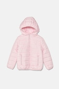 Guess kurtka dziecięca kolor różowy H4BT03 WCFM0