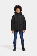 Otroška jakna Didriksons GRANITE KIDS JKT črna barva, 505390