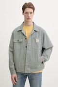 Levi's kurtka bawełniana kolor niebieski przejściowa oversize A4820