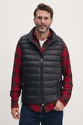 Prsluk Polo Ralph Lauren za muškarce, boja: crna, za prijelazno razdoblje, 710949962