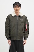 Куртка Alpha Industries B15-3 чоловіча колір зелений перехідна 198122