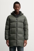 Páperová bunda Tommy Jeans tmavomodrá farba, zimná, DM0DM20466