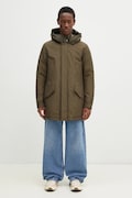 Яке Woolrich Polar High Collar Parka в зелено зимен модел CFWOOU0487MRUT0001