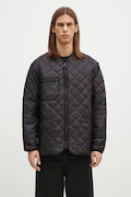 Barbour geaca Liddesdale Liner Quilted Jacket barbati, culoarea negru, de tranzitie, oversize, MQU1788