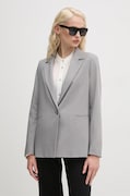 Піджак United Colors of Benetton колір сірий однобортний однотонний 2962DW00H
