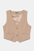 United Colors of Benetton kamizelka dziecięca kolor różowy 2SQBCJ00V