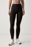 P.E Nation colanți sport pentru femei Vita maro high waist 243G343