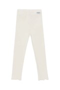Дитячі легінси Donsje Joline Leggings колір бежевий однотонні 4080000