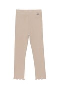 Дитячі легінси Donsje Joline Leggings колір коричневий однотонні 4080000