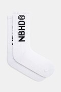 Ponožky NEIGHBORHOOD Nbhd Logo Socks pánske, biela farba, 242WINH.UWM02