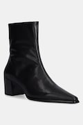 Vagabond Shoemakers cizme de piele GISELLE femei, culoarea negru, cu toc drept, 5854-001-20