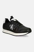 Αθλητικά Calvin Klein Jeans RUNNER SOCK LACEUP ML LTH χρώμα: μαύρο, YW0YW01616