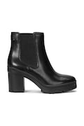 Lauren Ralph Lauren ghete chelsea de piele Cailie femei, culoarea negru, cu toc drept, 802937825001