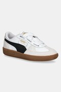 Puma leather sneakers Palermo Wide Lace SD white color 402109