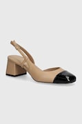 Aldo pumps BIALLE culoarea bej, cu toc drept, cu toc deschis, 13812167 BIALLE