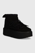 Inuikii śniegowce zamszowe Classic Low Platform kolor czarny 1001.006.0012