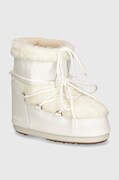 Moon Boot snow boots MB ICON LOW FAUX FUR white color 80D1409390 A002