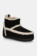 Замшеві чоботи Inuikii Classic Shearling Low колір чорний 75101-009