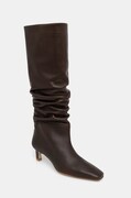 Alohas stivali in pelle Kalila donna colore marrone  S100549-02