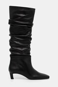 Alohas stivali in pelle Kalila donna colore nero  S100549-01