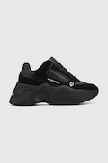 Naked Wolfe sneakers Temple culoarea negru, Temple Black Leather Suede