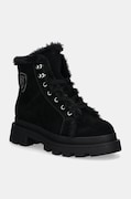 Blauer cizme din piele intoarsa KIMMEL femei, culoarea negru, cu toc plat, izolare usoara, F4KIMMEL06.SUE