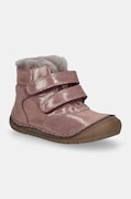 Froddo buty zimowe skórzane dziecięce PAIX UP WINTER kolor złoty G2110143