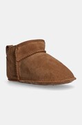 Semišové topánky pre bábätká UGG BABY CLASSIC ULTRA MINI hnedá farba, 1157690I