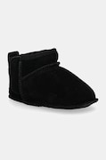 Semišové topánky pre bábätká UGG BABY CLASSIC ULTRA MINI čierna farba, 1157690I