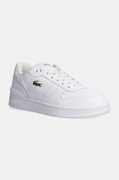 Usnjene superge Lacoste T-Clip Set bela barva, 48SMA0031