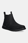 Skechers cizme chelsea din nubuc AUGUSTINO PAULO culoarea negru, 205227