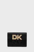 Dkny card holder culoarea negru, R42ZKE33