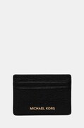 Kožni etui za kartice MICHAEL Michael Kors boja: crna, 32F7GF6D0L