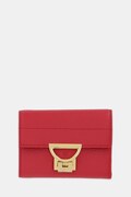 Coccinelle portfel skórzany damski kolor czerwony E2 MD5 11 F0 01