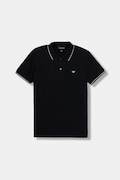 Дитяче поло Emporio Armani колір білий з принтом 8N4FB3 1JPTZ