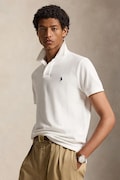 Βαμβακερό μπλουζάκι πόλο Polo Ralph Lauren χρώμα: άσπρο, 710666998