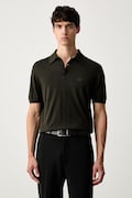 Armani Exchange поло-светр чоловічий бавовняний зелений 8NZF5D ZM3JZ