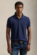 Бавовняне поло Polo Ralph Lauren колір синій однотонне 710938137