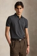 Polo Ralph Lauren polo męskie bawełniane z elastanem szare 710941439