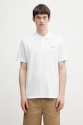 A.P.C. pánské bavlněné Polo standard GOTS bílé COGWZ.H26342
