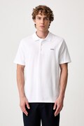 A.P.C. pánské bavlněné Polo standard GOTS bílé COGWZ.H26342