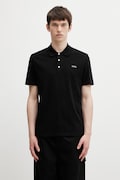 A.P.C. polo pánské bavlněné polo standard GOTS černé COGWZ.H26342