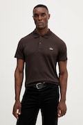 Πόλο Lacoste χρώμα: καφέ, DH5522